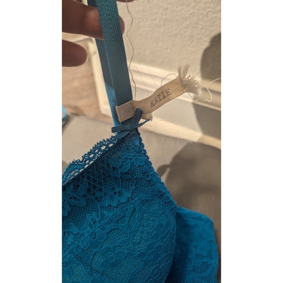 AERIE Katie Bra 34C Blue‎ Lace - Picture 2 of 5